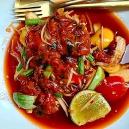 จิ้มจุ่มแจ่วฮ้อนโต๊ะจิ๋วเขาตาโล(อาหารตามสั่ง) Jim Jum Jaew Hon, Khao Talo's tiny table (made to order food)