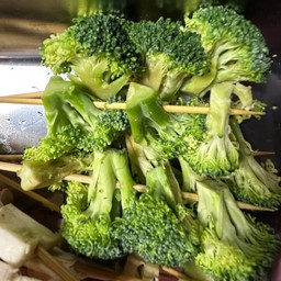 บร็อคโคลี่เสียบไม้