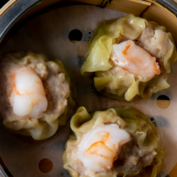 ขนมจีบหมูผสมกุ้ง มี3ลูก