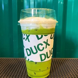 ชาเขียว+นมสดมะพร้าว