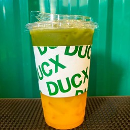 น้ำส้ม+shot มัทฉะ