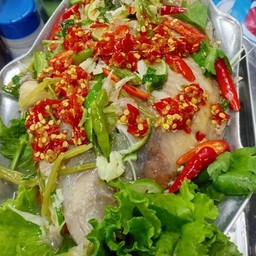 ปลาทับทิมนึ่งมะนาว