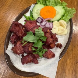 แหนมซี่โครงทอด