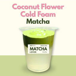 Coconut Flower Cold Foam Matcha (น้ำช่อดอกมะพร้าว)