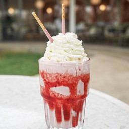 Strawberry Cream Cheese Frappe