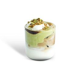Pistachio latte.