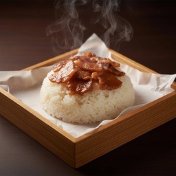 หมูสวรรค์ราดข้าวสวย