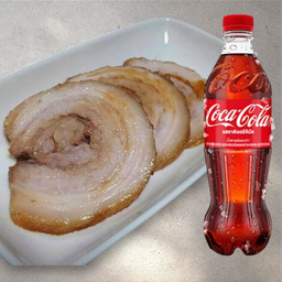 [อร่อยซ่ากับโค้ก] หมูชาชู +  โค้ก ออริจินัล (ขวด)