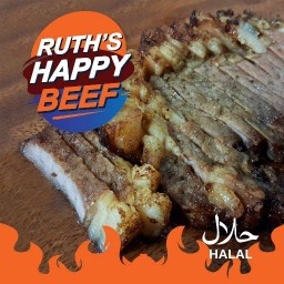เนื้อโคขุนทอดพรีเมียม - Ruth's Happy Beef ประชาอุทิศ สุขสวัสดิ์ พุทธบูชา
