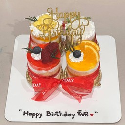 เค้กวันเกิดช็อตเค้ก (รอ 40 นาที)