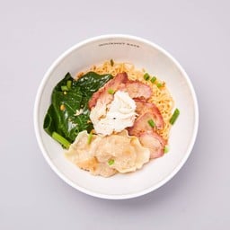 บะหมี่ เกี๊ยวกุ้ง+หมูแดง+ปู - สว่างบะหมี่ก้ามปู