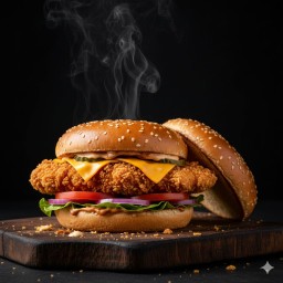 เบอเกอร์ไก่ทอด