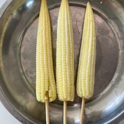 (A105)ข้าวโพดอ่อนย่างเนย