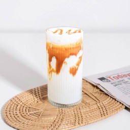 Iced  caramel milk