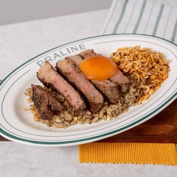 Truffle Fried Rice With Grilled Striploin(125g.)