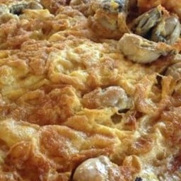 ไข่เจียวหอยนางรม  Oyster omelette