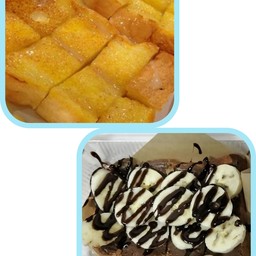 [เซตสุดฮิต] ปังเนยนม + นูเทลล่ากล้วยหอม