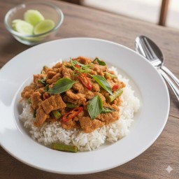 ผัดพริกแกงหมู