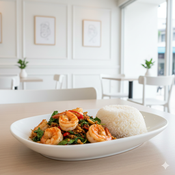 กะเพรากุ้ง