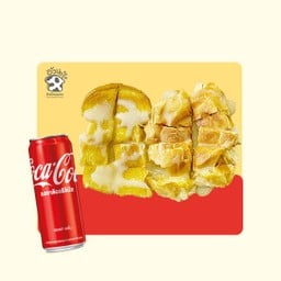 [อร่อยซ่ากับโค้ก] (ก้อนนม 1 + แผ่นนม 1) +  โค้ก ออริจินัล (กระป๋อง)