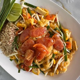 ผัดไทย กุนเชียงหมู