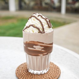 Nutella chocolate frappe
