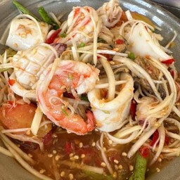 ส้มตำทะเลใส่ปลาร้า