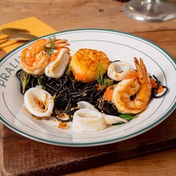 Spicy Seafood Black Ink Pasta