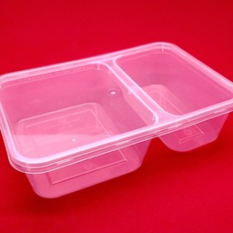 อาหารใส่กล่อง ข้าว+กับข้าว 2 อย่าง