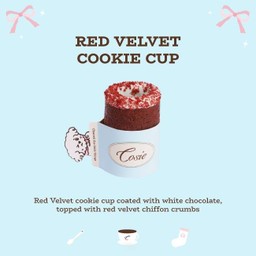 Red Velvet Cookie Cup