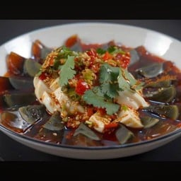 凉拌皮蛋豆腐