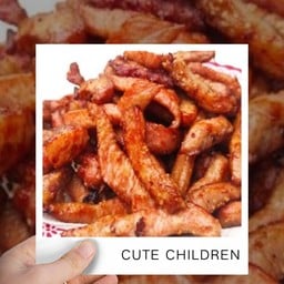 หมูแดดเดียวทอด