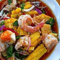 ยำกุ้งสด