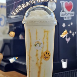 นมสดคาราเมลปั่น