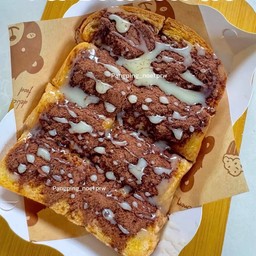 ปังปิ้งเนยโอวัลตินนม