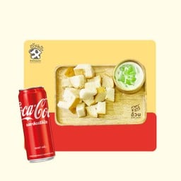 [อร่อยซ่ากับโค้ก] (สังขยาอบไอน้ำ 1 ชุด) +  โค้ก ออริจินัล (กระป๋อง)