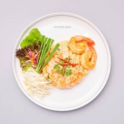 ผัดไทย เส้นจันท์ มันกุ้ง กุ้งทะเลสด - ทิพย์สมัย ผัดไทยประตูผี