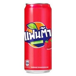 แฟนต้าแดง Fanta red 325 ml.