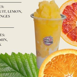 ส้มสมูทตี้โยเกิร์ต