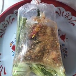 น้ำพริกปลาทูใส่ปลาร้าพร้อมผัก