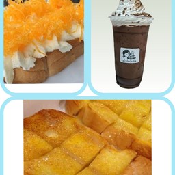 [เซตสุดฮิต] ปังวิปครีมฝอยทอง + ปังเนยนม + โอวัลตินครีมชีสเฟลค