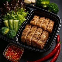 สามชั้นย่างเกลือ (Keto)