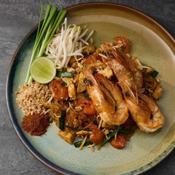 ผัดไทยกุ้งสด