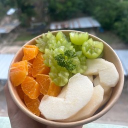 ผลไม้แกะ 3 อย่าง