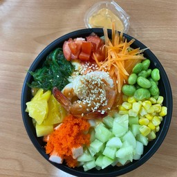 สลัดกุ้งย่างโปเกโบลว์