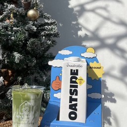 มัจฉะลาเต้นมโอ๊ต