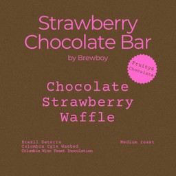 Strawberry Chocolate bar by Brewboy I Strawberry,Choco,Waffle