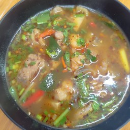 ต้มแซ่บเนื้อ+เอ็นแก้ว