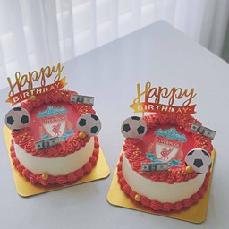 เค้กลิเวอร์พูล ภาพทานได้ ครึ่งปอนด์ ไม่รับเขียนข้อความเพิ่ม