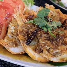 กุ้งผัดซอสมะขาม